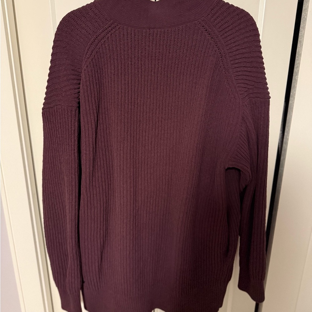 Lululemon Cozy Rib-Knit Button Cardigan Sweater - Picture 2 of 2